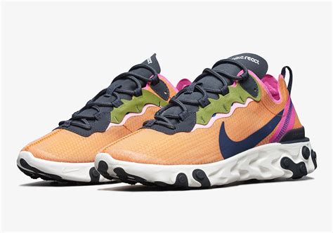 nike react element 55 weiß orange|Nike react element 55 women's.